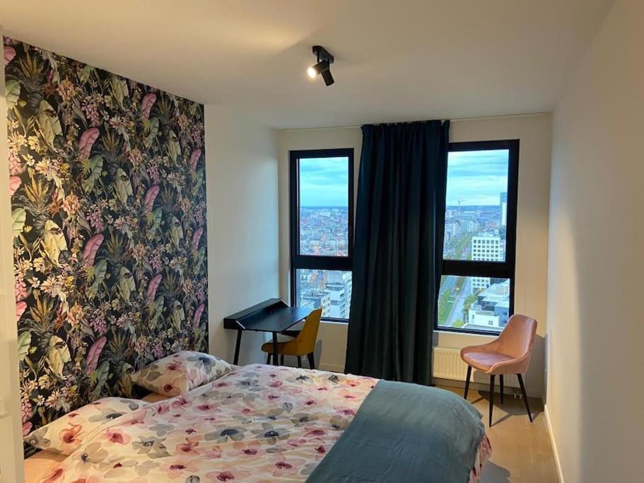 Apartment Uniek - Mooiste En Hoogste Uitzicht Op Antwerpen! - Incl Gratis Parking *